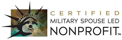 certified military spouse led nonprofit badge